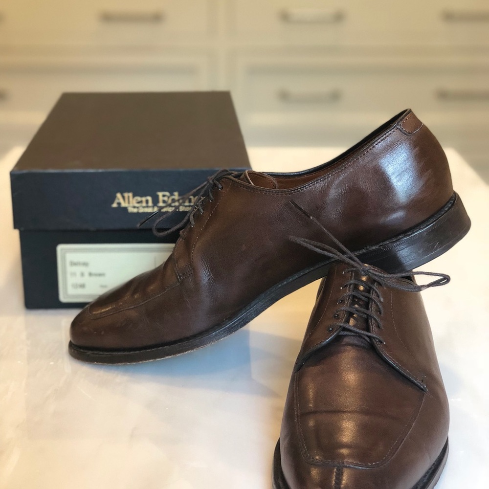 Allen Edmonds Delray Brn Dress Shoe 11D VGUC w/box